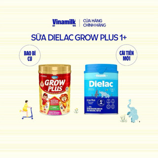 Sữa bột Dielac Grow Plus 1+ vs 2+ lon 850G dành cho trẻ thấp còi