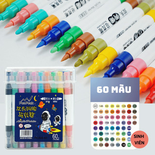 Bút Màu ACRYLIC Marker Bút To Vẽ Được Lên Nhiều Chất Liệu Mực Đậm Tẩy Xóa Được Lượng Mực Tăng 100% 