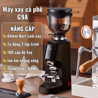 Máy Xay Cà Phê G9A Tự Động 2 Lập Trình, 100 Cấp Xay Cực Mịn, Thương Mại Chuyên Nghiệp, Bản Nâng Cấp