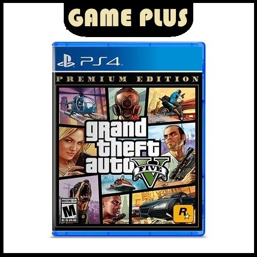 Đĩa Game 2ND Grand Theft Auto V GTA 5 Premium Edition cho máy PS4 PS5