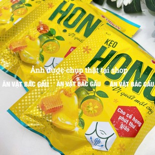  Kẹo Họng Orion Kẹo Ngậm Họng Vị Quất Mật Ong  Gói 84g  đồ ăn vặt 