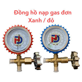 Đồng hồ nạp gas tủ lạnh điều hoà cho thợ điện lạnh (CT-466) - Đồng hồ nạp ga đơn