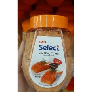 [DATE MỚI] Chà Bông Cá Hồi Coop Select/Hải Nam Food, 2 Hộp x 120g