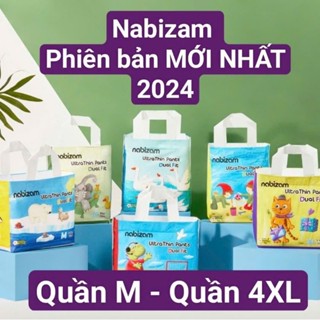 Tã/Bỉm Dán/Quần Nabizam Nội Địa Hàn Quốc NB50/S44/M40/L36/XL32 Siêu Mỏng Siêu Mềm Siêu Thấm