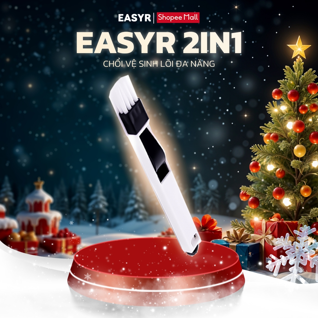 Chổi Vệ Sinh Đa Năng Mini Easyr 2 Trong 1 - Có Thể Hốt Và Quét
