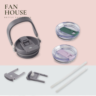 Phụ kiện chính hãng ly giữ nhiệt Tyeso V2, Tumbler gồm nắp bình, ống hút, duy nhất tại Fan House