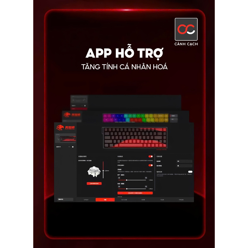 Bàn Phím Rappid Trigger Mad 60 & Mad 68 HE Led RGB | BigBuy360 - bigbuy360.vn