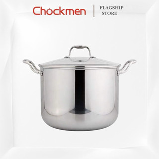 [RẺ VÔ ĐỊCH]Nồi Luộc Gà KINSGEM by Chockmen Inox 18/10 Dày Dặn Nồi Luộc To Nấu Nước Phở Nấu Canh Luộc Gà Vịt Dùng Bếp Từ