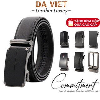 Thắt Lưng Nam da bò thật cao cấp Dây Nịt Nam khóa tự động bảo hành 12 tháng Tặng Kèm Hộp [Nhiều mẫu]