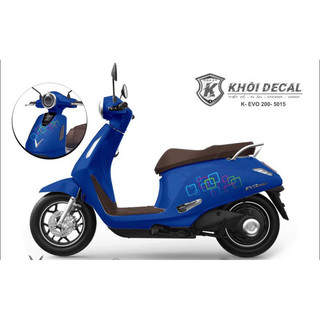 Tem xe điện EVO decal cao cấp