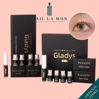 Set uốn mi Gladys Nhật Bản chính hãng - Bộ kit uốn cong mi eyelash collagen 3D 6D bản thường, bản VIP