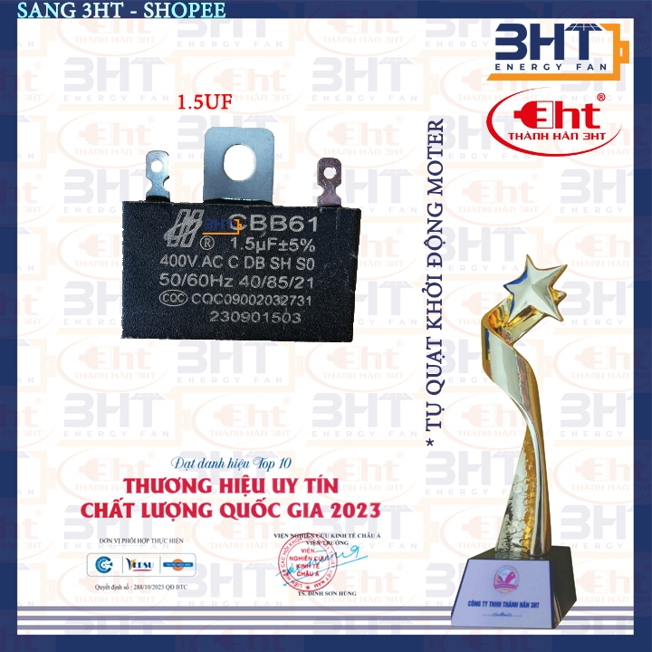 Tụ quạt 2uf và 1.5uf - SANG3HT