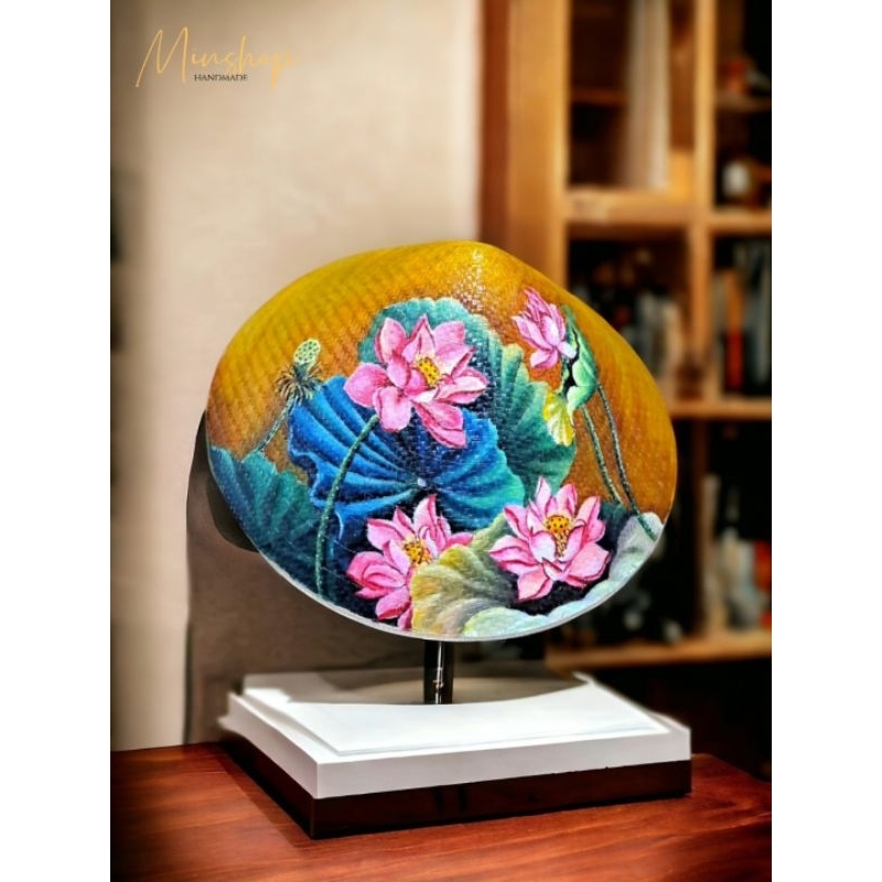 NÓN CỎ BÀNG HUẾ - HỌA TIẾT VẼ TAY