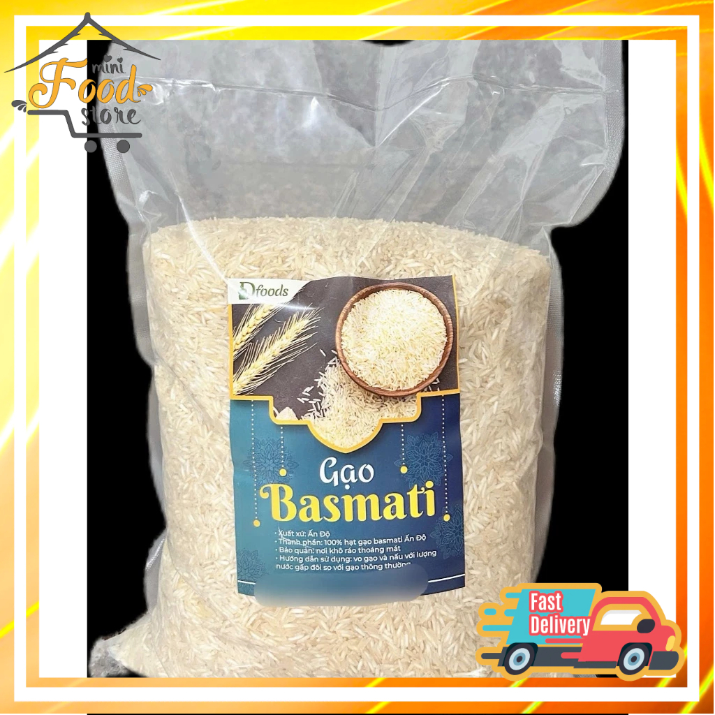 Gạo BASMAT RICE (ẤN ĐỘ) 1KG, Gạo cho người TIỂU ĐƯỜNG