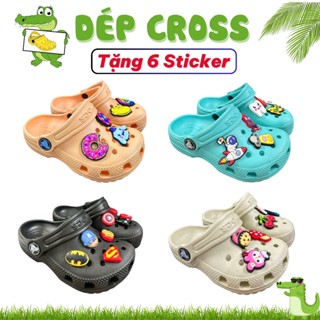 Dép Cross Classic Clog Cho Bé Sục Bít Đầu Trẻ Em, Dép Cross Cute Sục Bánh Mì Êm Ái [ CLASSIC BÉ ]