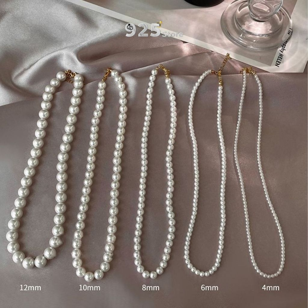 Vòng Cổ Ngọc Trai Nhân Tạo Mặc Áo Dài, Đi Chơi, Đi Tiệc DCNT02