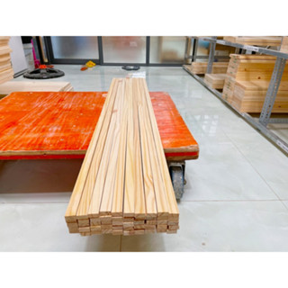 [MS145] Thanh gỗ thông dài 120cm x rộng 2cm x dày 1,2cm + láng mịn 4 mặt