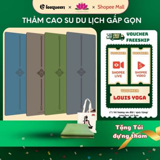 Khăn trải thảm yoga cao cấp chất liệu cao su Thảm tập yoga Louis Yoga, thảm cao su chống trơn trượt - Lee Queen