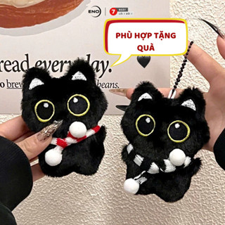 Móc khoá gấu bông Mèo hiệp sĩ Cute Móc Chìa Khóa Con Mèo Dễ thương Gấu bông móc khóa Mèo LIKE-MK08
