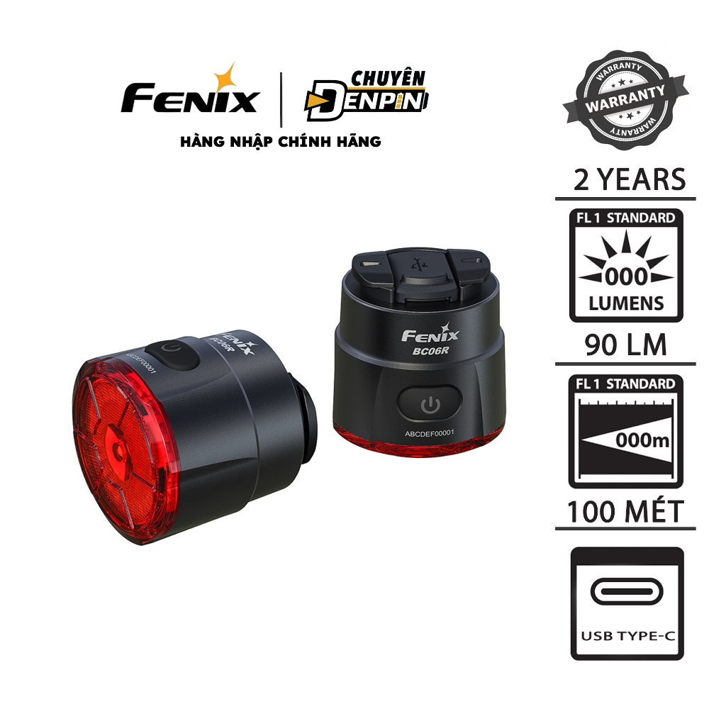 Đèn Pin Xe Đạp Fenix BC06R
