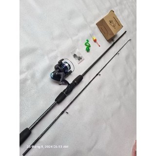  Bộ Combo Cần Câu Lure Sói Đen Kèm Máy YF200 Và Phụ Kiện Đầy Đủ- Combo Cần Câu Giá Rẻ Học Sinh 1m65 1m8 2m1 Bảo Fishing 