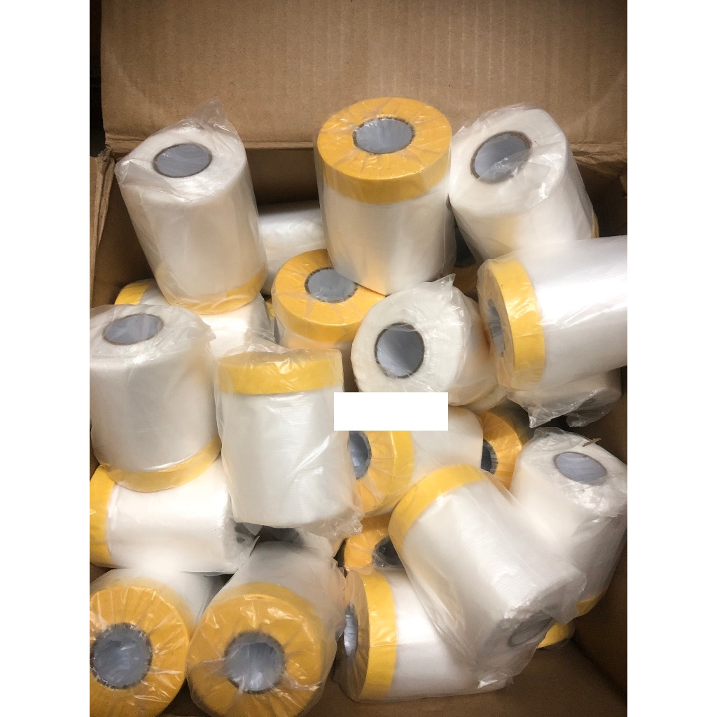 10c Nylon Che Sơn, nilon che sơn, màn che sơn nilon che chắn 110cm Cuộn nilong phủ đồ đạc, chống bụi