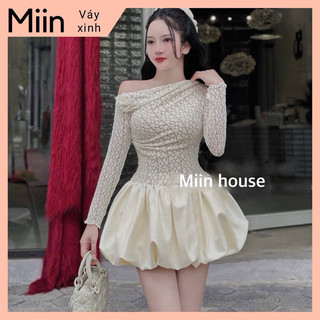 Váy 2 dây chân bồng bí eo đá