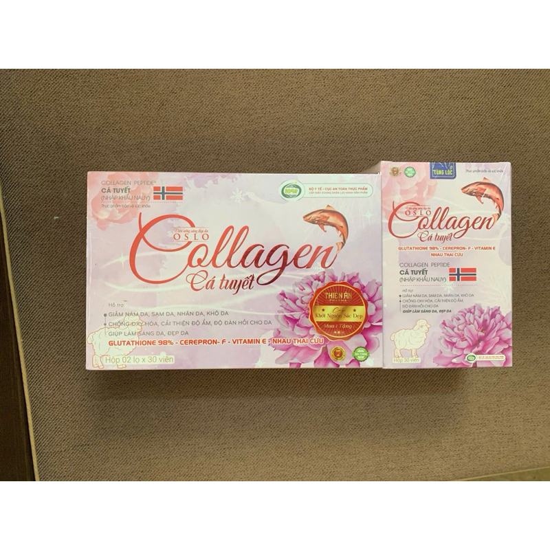collagen cá tuyết( tặng 1 lọ 30 viên)