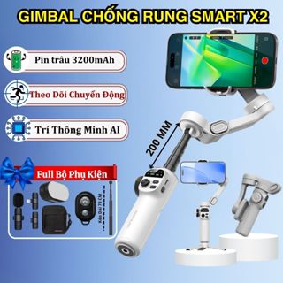 Gimbal AOCHUAN Smart X2 chính hãng, Gimbal chống rung cho điện thoại nâng cấp 2025