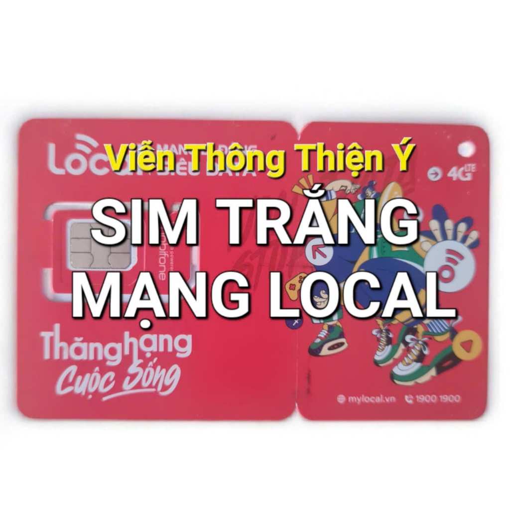 SIM TRẮNG LOCAL( chỉ thay sim hỏng,lỗi,cháy sim }