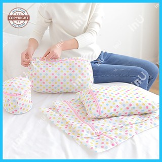 HCM - Túi giặt đồ chấm bi cao cấp dễ thương
