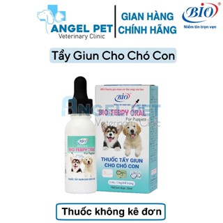 BIO FEBPY ORAL Siro Sổ Giun Cho Chó Con - Chai 20ml