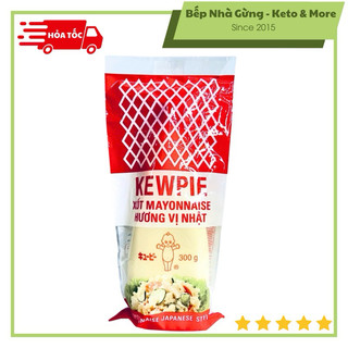 Sốt mayonnaise Kewpie hương vị Nhật nắp đỏ - For Keto, DAS, Lowcarb