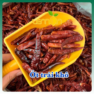 1Kg Ớt trái khô cay nồng (trái vừa) không phẩm màu nấu lẩu Tứ Xuyên, làm sa tế, ớt bột