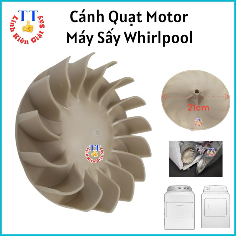 Cánh Quạt Máy Sấy Whirlpool