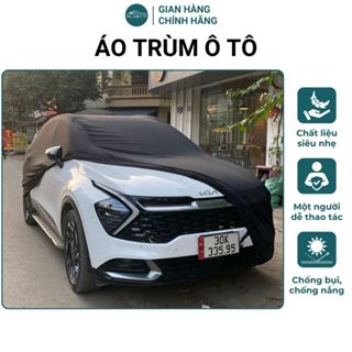 Áo trùm ô tô, thiết kế ôm xe, co giãn 4 chiều, chống bụi, chống xước xe, nhỏ gọn, dễ dàng thao tác