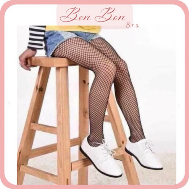 Quần tất lưới cho bé gái