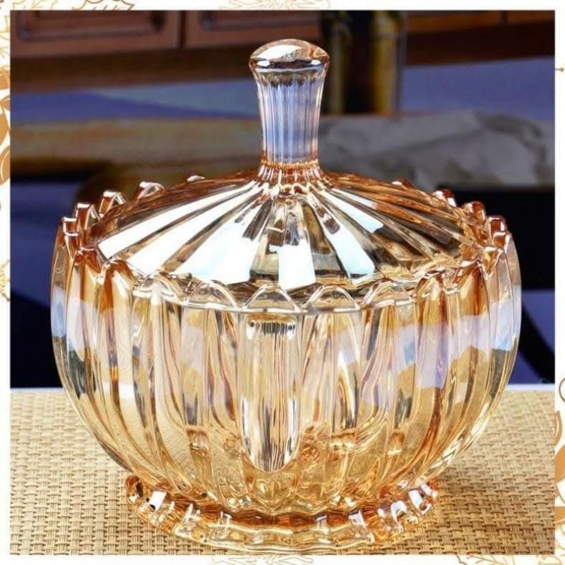 THỐ ĐỰNG MỨT TẾT THỦY TINH CAO CẤP(1cái)