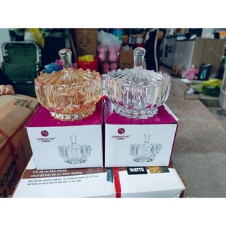 THỐ ĐỰNG MỨT TẾT THỦY TINH CAO CẤP(1cái)