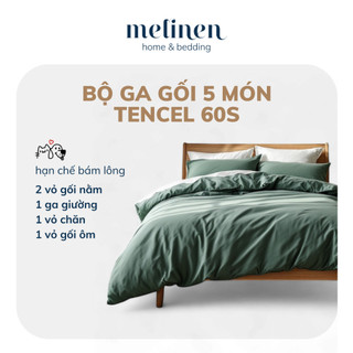   Bedding Set  Bộ Ga Gối 5 món Lụa Tencel Melinen Chăn Ga Gối 