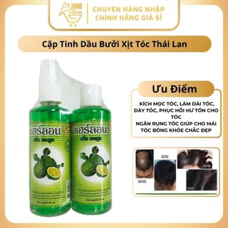 Cặp Tinh Dầu Bưởi Xịt Tóc Thái Lan Hỗ Trợ Mọc Tóc Dưỡng Tóc, Giảm Gãy Rụng Tóc - Hinohouse