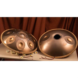 Trống Hang Drum, Trống Hand Pan 10 Nốt, 12 Nốt, 14 Nốt Trống Không Linh - Tank Drum Chính Hãng - Full Phụ Kiện