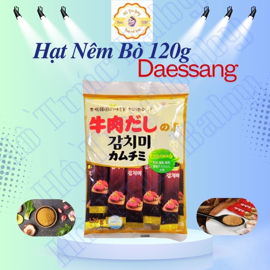 HẠT NÊM BÒ Daesang Nhật Bản 120g. (Date T9/2026)