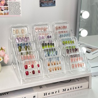 Set 50 Hộp đựng nail box móng tay, hộp nail box trong suốt hình vuông cao cấp -Hộp đựng mi fan bằng nhựa mica 88837 SLGD
