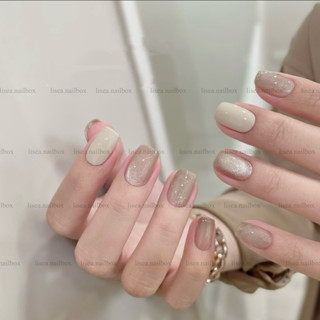 Nail box thiết kế MẮT MÈO TRĂNG BE MIX by LISEA- kèm keo dũa Móng tay giả Móng úp Nailbox xinh sang