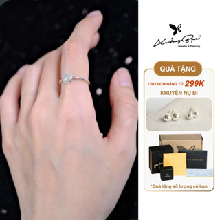 Nhẫn Xưởng Bạc NPT.285 thiết kế đá phong thuỷ cung hoàng đạo