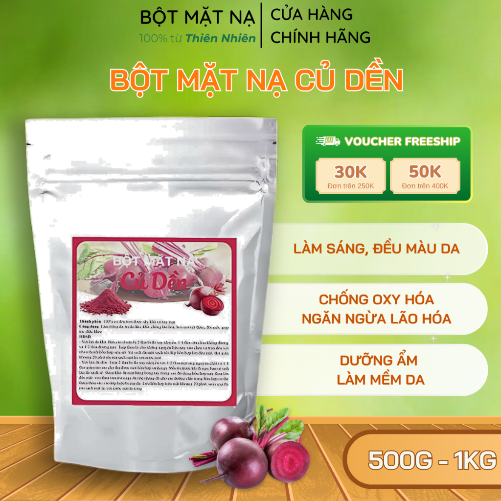 1kg bột mặt nạ củ dền
