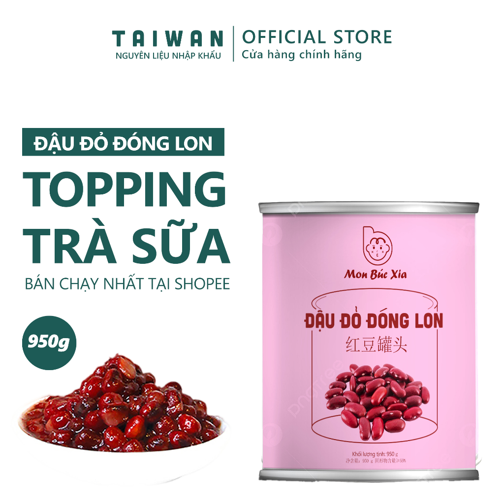 Đậu Đỏ Đóng Lon 950g - Hương vị truyền thống, thơm ngon