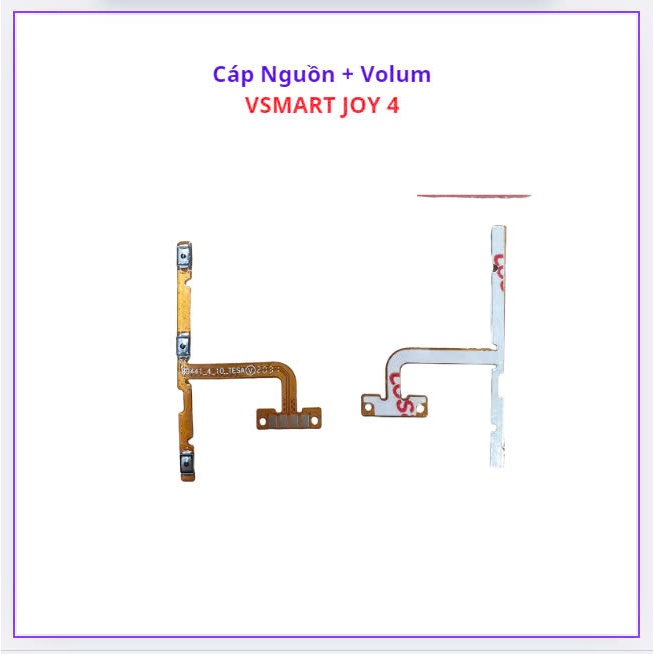 Cáp nguon+Volume vsmart Joy 4