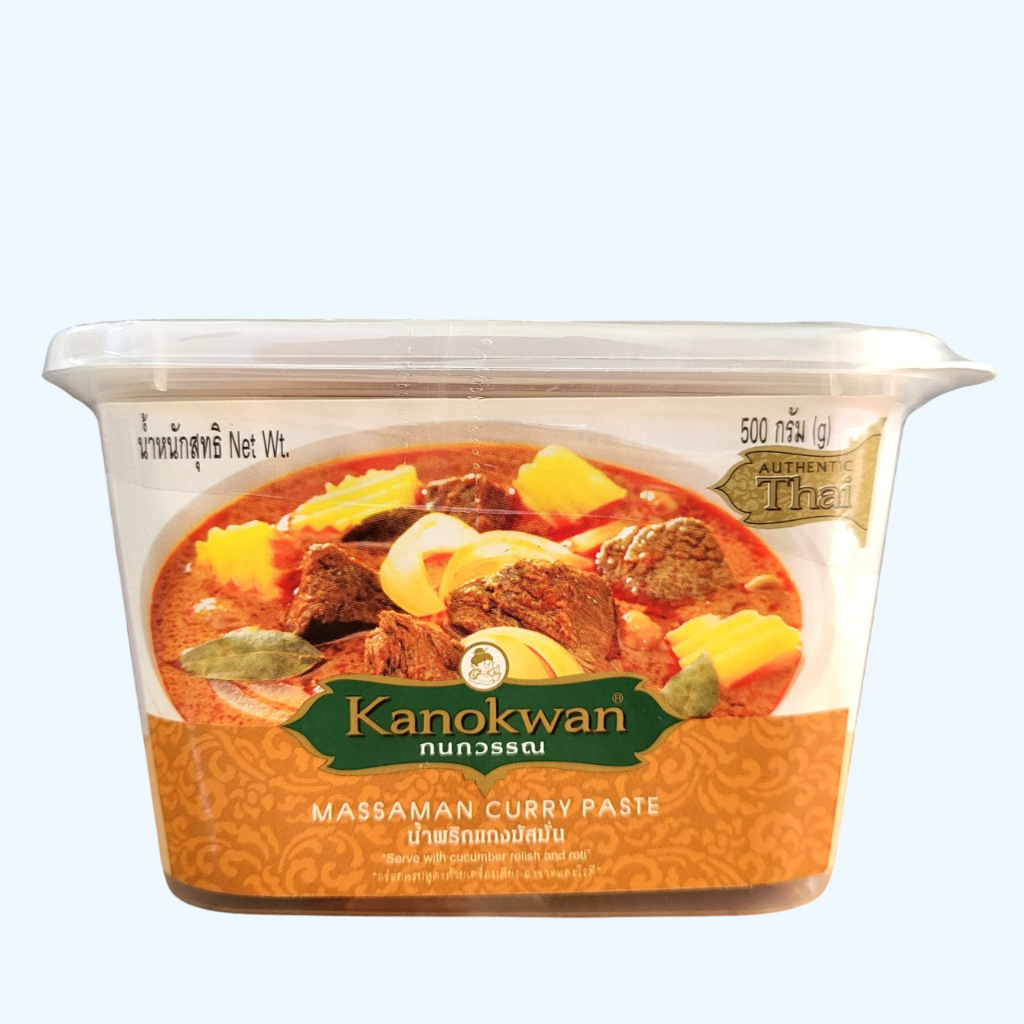 KANOKWAN -- Hộp MASSAMAN 500g -- SỐT CÀ RI THÁI Massaman Curry Paste (HALAL)